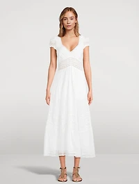 Suvi Lace-Trimmed Midi Dress