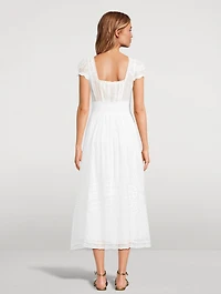 Suvi Lace-Trimmed Midi Dress