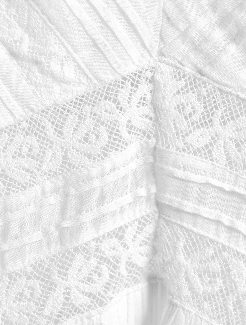 Suvi Lace-Trimmed Midi Dress