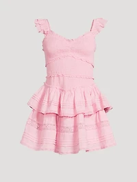 Lovine Smocked Mini Dress