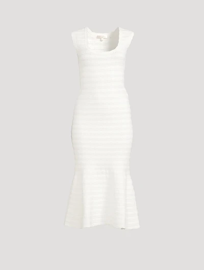 Leigh Pointelle Knit Midi Dress