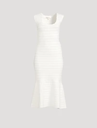 Leigh Pointelle Knit Midi Dress