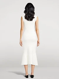 Leigh Pointelle Knit Midi Dress