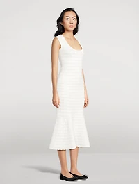 Leigh Pointelle Knit Midi Dress