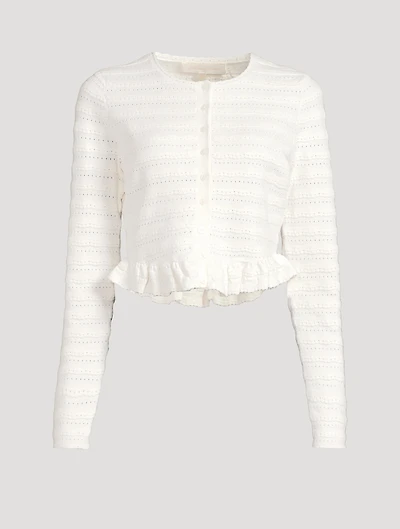 Rogan Ruffled Cardigan