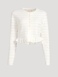 Rogan Ruffled Cardigan
