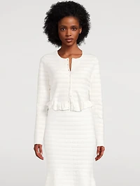Rogan Ruffled Cardigan
