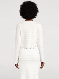 Rogan Ruffled Cardigan