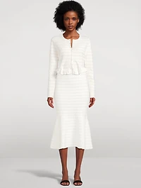 Rogan Ruffled Cardigan