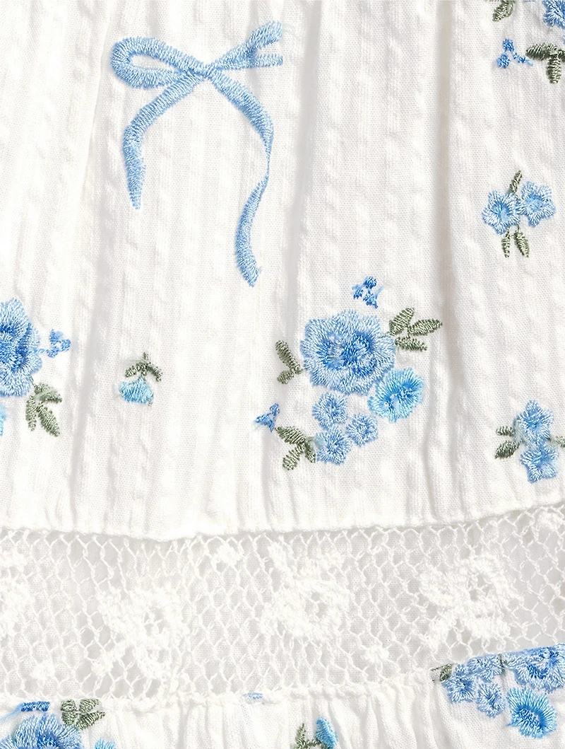 Viro Mini Skirt Floral Print