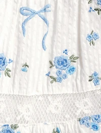 Viro Mini Skirt Floral Print