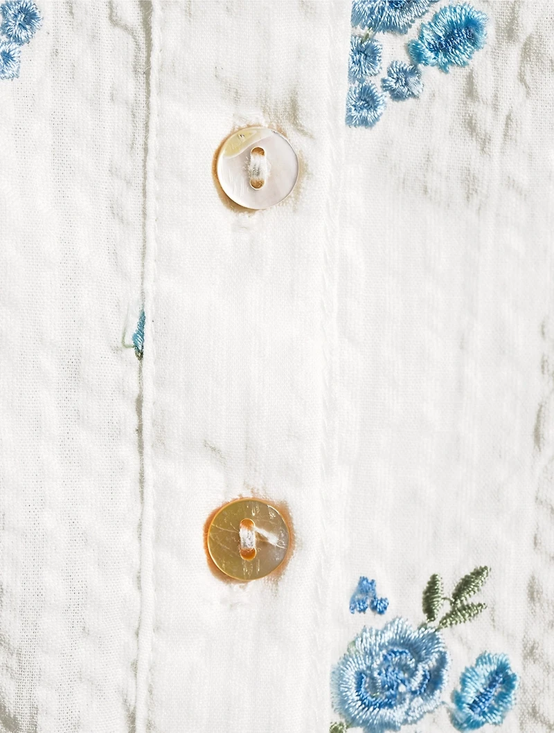 Vietta Cotton Tank Top Floral Print