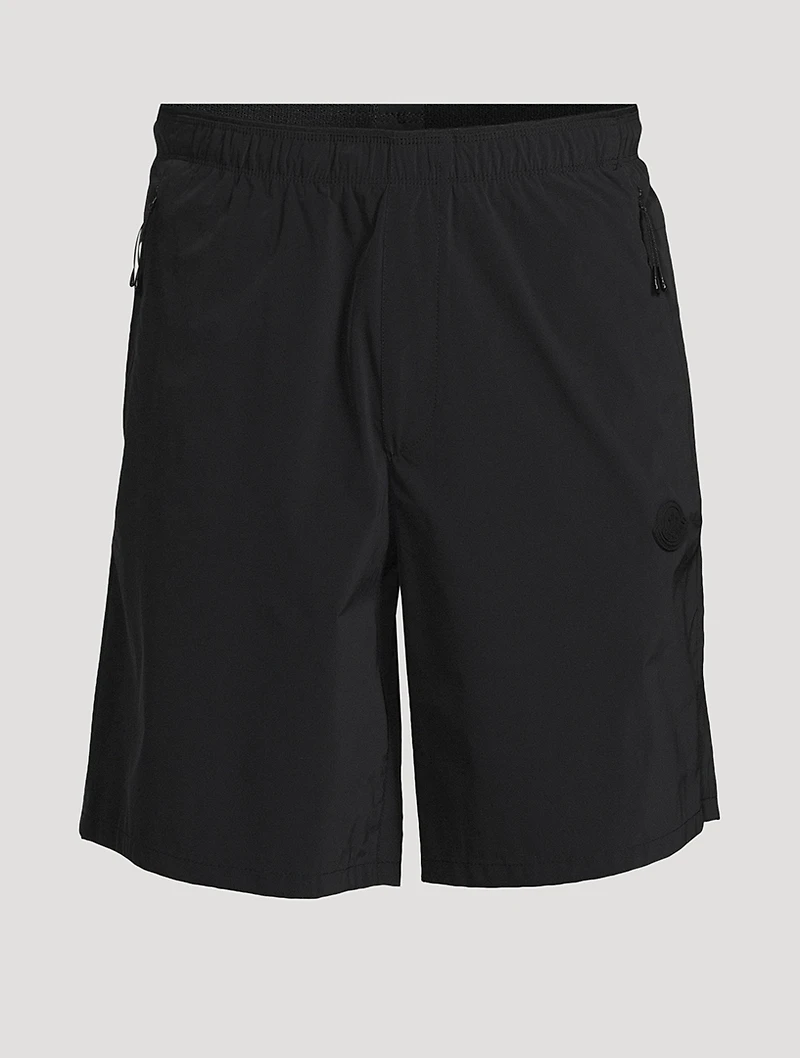 Logo Patch Bi-Stretch Shorts