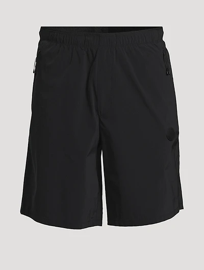 Logo Patch Bi-Stretch Shorts