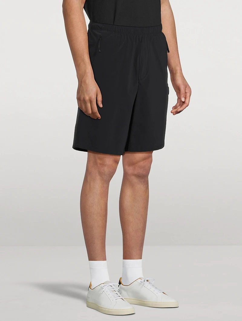Logo Patch Bi-Stretch Shorts