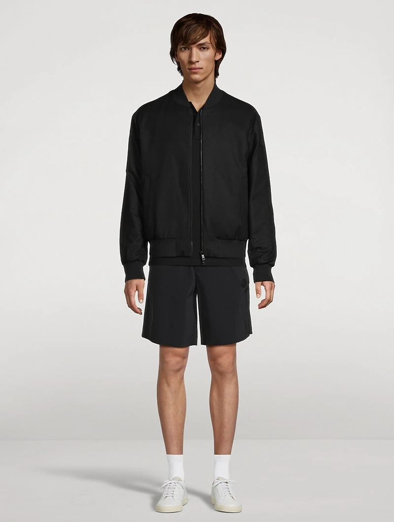 Logo Patch Bi-Stretch Shorts