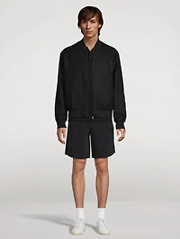 Logo Patch Bi-Stretch Shorts
