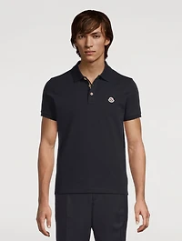 Logo Patch Polo Shirt