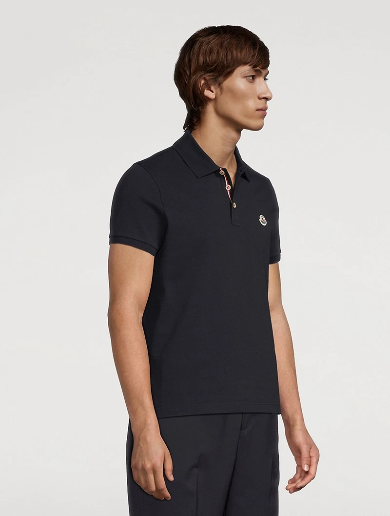 Logo Patch Polo Shirt