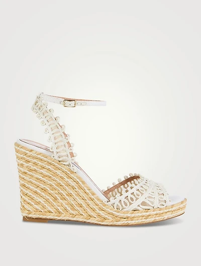 Kahlo Raffia Espadrille Wedge Sandals