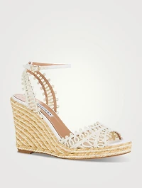 Kahlo Raffia Espadrille Wedge Sandals