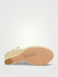Kahlo Raffia Espadrille Wedge Sandals