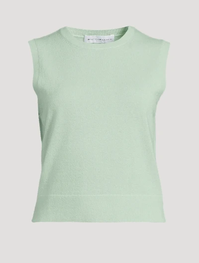 Sleeveless Cashmere Sweater