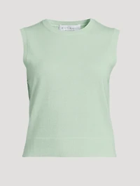 Sleeveless Cashmere Sweater