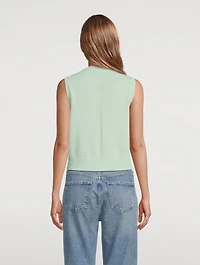 Sleeveless Cashmere Sweater