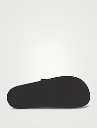 4G Liquid Leather Slide Sandals