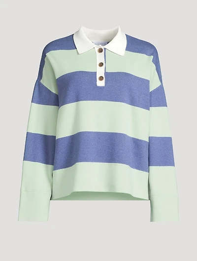 Rugby Shirt Stripe Print