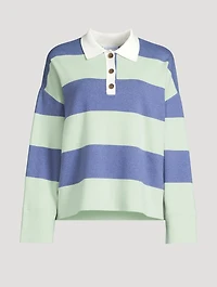 Rugby Shirt Stripe Print
