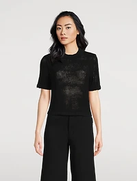 Tape Knit T-Shirt