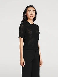 Tape Knit T-Shirt