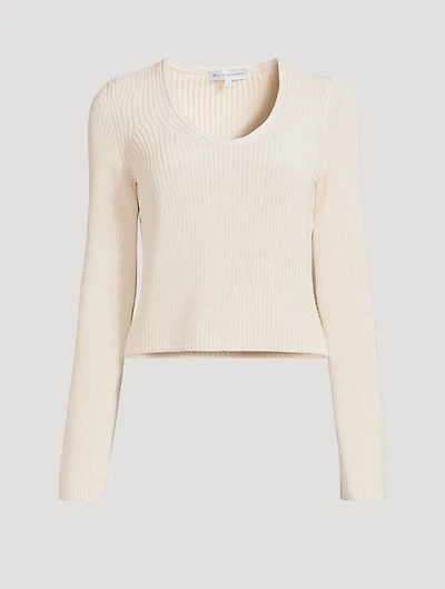 Flute-Sleeve Sweater