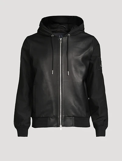 Rufus Mixed-Media Hooded Jacket