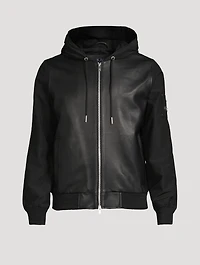 Rufus Mixed-Media Hooded Jacket