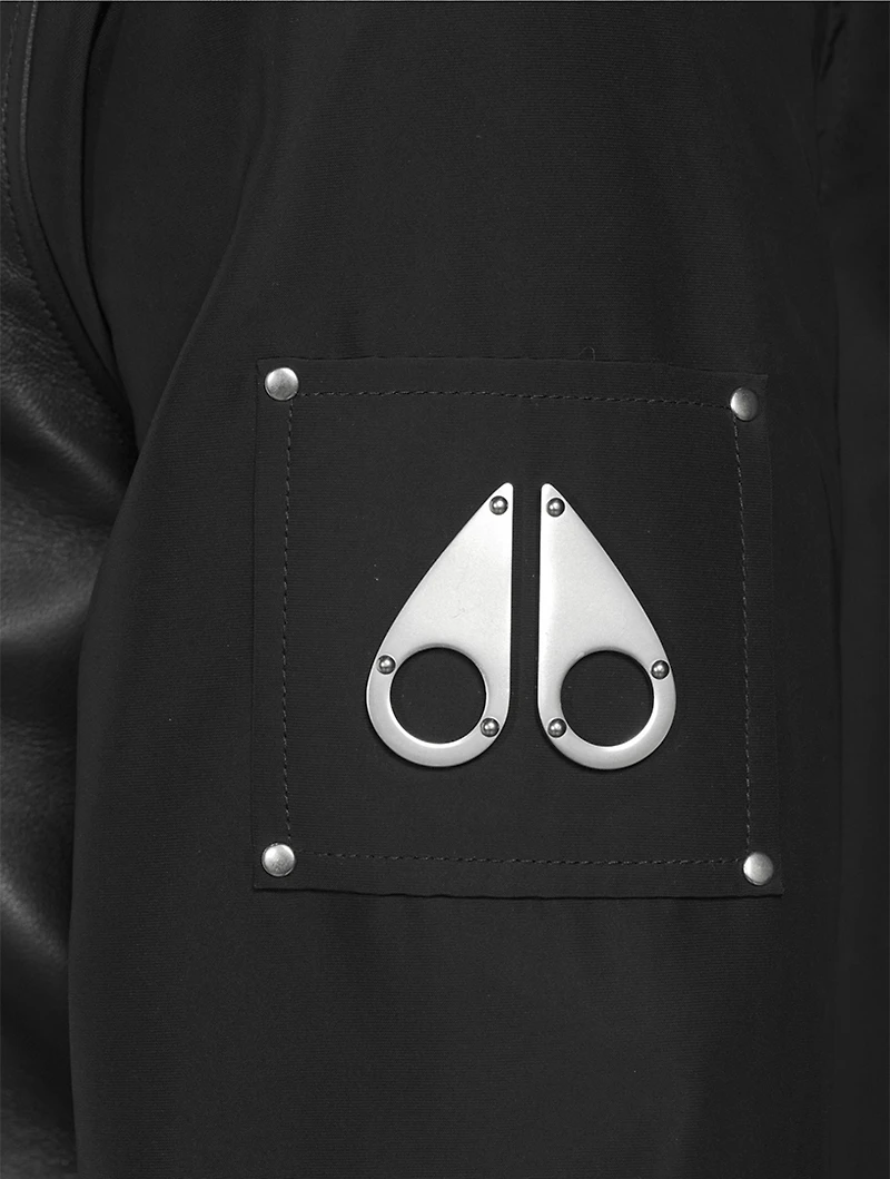 Rufus Mixed-Media Hooded Jacket