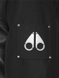 Rufus Mixed-Media Hooded Jacket