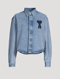 Ami de Cœur Cropped Denim Shirt