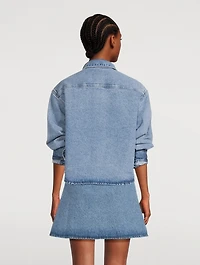Ami de Cœur Cropped Denim Shirt