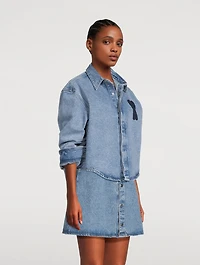 Ami de Cœur Cropped Denim Shirt