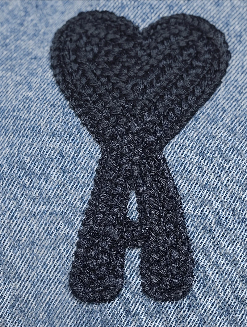 Ami de Cœur Cropped Denim Shirt