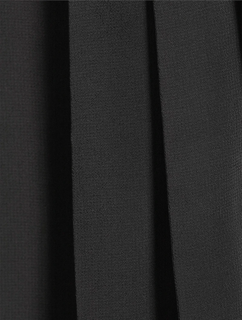 Pleated Maxi Skirt