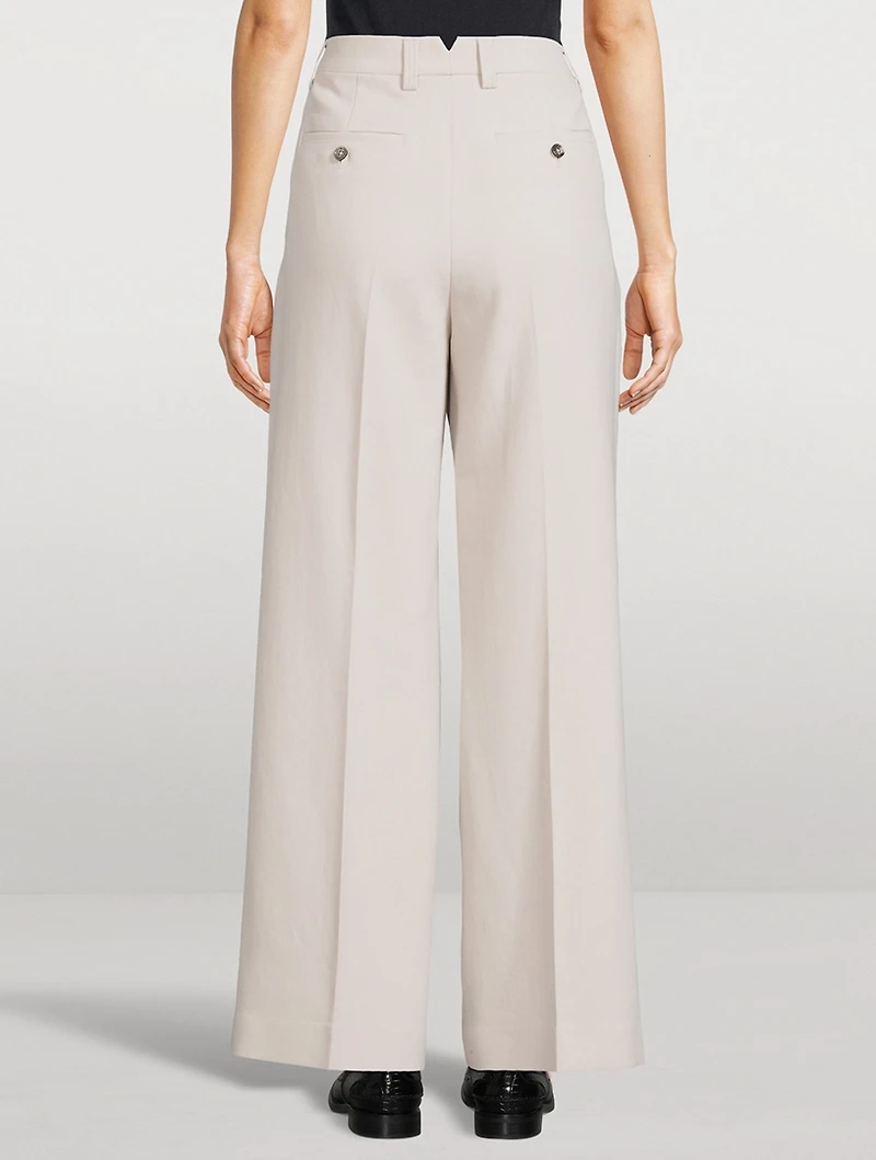 Wide-Leg Trousers