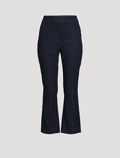 Tani Kick-Flare Denim Trousers