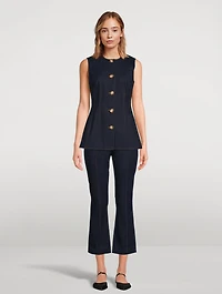 Tani Kick-Flare Denim Trousers