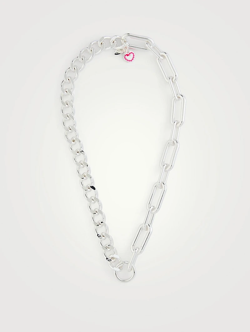 Half And Charm Necklace