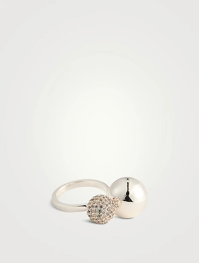 Ag Pavé Ring