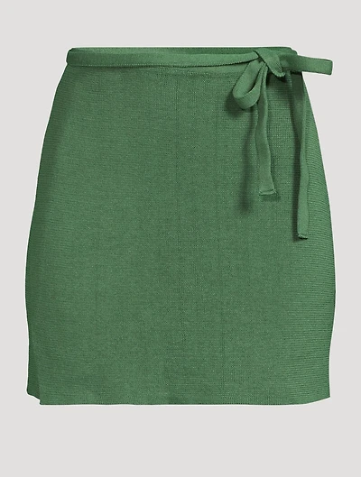 Eucalyptus Knit Wrap Skirt